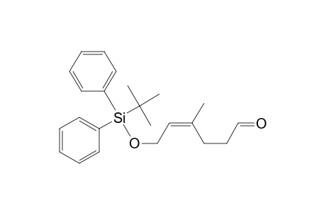 (Z)-1-((tert-Butyldiphenylsilyl)oxy)-3-methyl-2,hexen-6-al