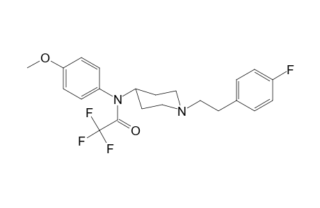 2,2,2-Trifluoro-N-(1-[2-(4-fluorophenyl)ethyl]piperidin-4-yl)-N-4-methoxyphenylacetamide