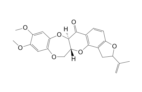 (trans)-13-homo-13-oxarotenone