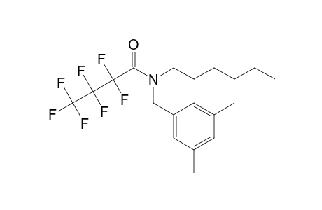 Heptafluorobutyramide, N-(3,5-dimethylbenzyl)-N-hexyl-