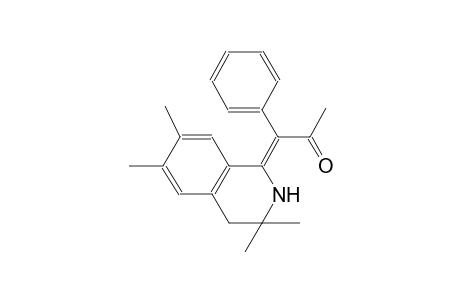 2-propanone, 1-(3,4-dihydro-3,3,6,7-tetramethyl-1(2H)-isoquinolinylidene)-1-phenyl-, (1Z)-