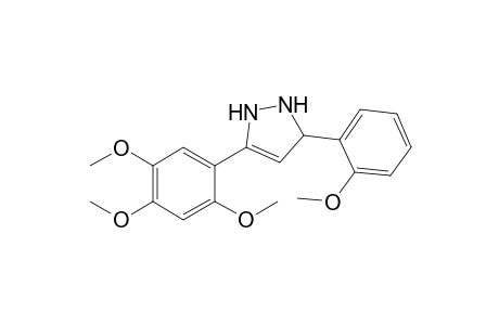 3-(2-Methoxyphenyl)-5-(2,4,5-trimethoxyphenyl)-2,3-dihydro-1H-pyrazole
