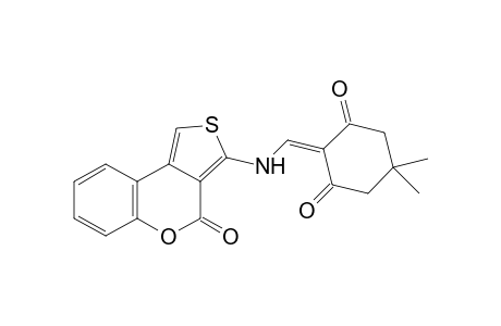 2-[[(4-ketothieno[3,4-c]chromen-3-yl)amino]methylene]-5,5-dimethyl-cyclohexane-1,3-quinone