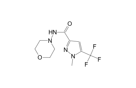 1-methyl-N-(4-morpholinyl)-5-(trifluoromethyl)-1H-pyrazole-3-carboxamide