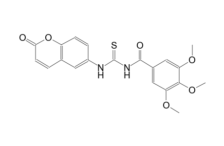 N-(2-oxo-2H-chromen-6-yl)-N'-(3,4,5-trimethoxybenzoyl)thiourea