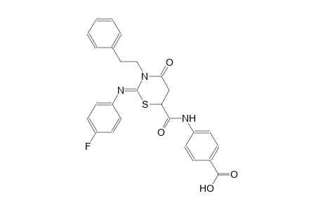 benzoic acid, 4-[[[(2Z)-2-[(4-fluorophenyl)imino]tetrahydro-4-oxo-3-(2-phenylethyl)-2H-1,3-thiazin-6-yl]carbonyl]amino]-