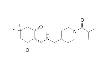 1,3-cyclohexanedione, 5,5-dimethyl-2-[[[[1-(2-methyl-1-oxopropyl)-4-piperidinyl]methyl]amino]methylene]-