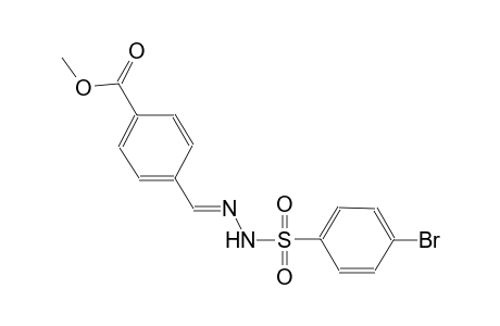 methyl 4-((E)-{[(4-bromophenyl)sulfonyl]hydrazono}methyl)benzoate