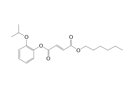 Fumaric acid, hexyl 2-isopropoxyphenyl ester