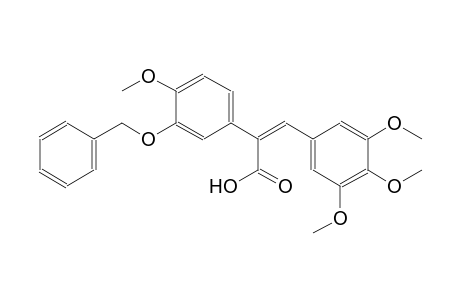 (2Z)-2-[3-(benzyloxy)-4-methoxyphenyl]-3-(3,4,5-trimethoxyphenyl)-2-propenoic acid