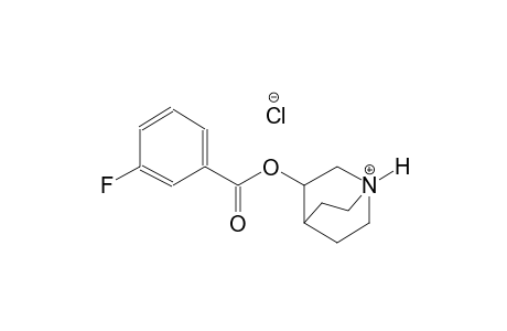 3-[(3-fluorobenzoyl)oxy]-1-azoniabicyclo[2.2.2]octane chloride