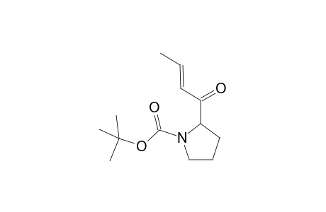 N-(tert-Butoxycarbonyl)-2-[(E)-1-oxo-2-butenyl]pyrrolidine