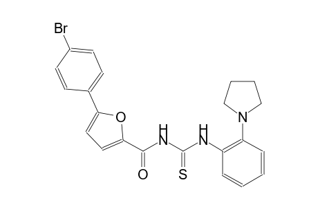 N-[5-(4-bromophenyl)-2-furoyl]-N'-[2-(1-pyrrolidinyl)phenyl]thiourea