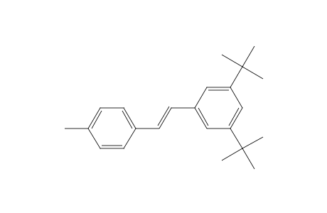 Benzene, 1,3-bis(1,1-dimethylethyl)-5-[2-(4-methylphenyl)ethenyl]-, (E)-