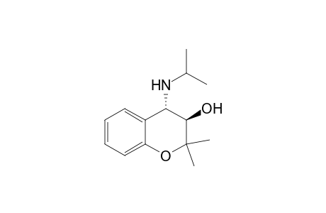 trans-3,4-Dihydro-2,2-dimethyl-4-isopropylamino-2H-1-benzopyran-3-ol