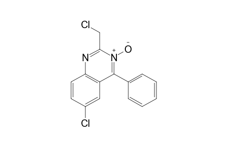 6-CHLORO-2-(CHLOROMETHYL)-3-HYDROXY-4-PHENYLQUINAZOLINIUM HYDROXIDE, INNER SALT