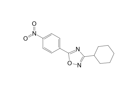 3-cyclohexyl-5-(4-nitrophenyl)-1,2,4-oxadiazole