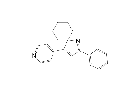 1-Azaspiro[4.5]deca-1,3-diene, 2-phenyl-4-(4-pyridinyl)-