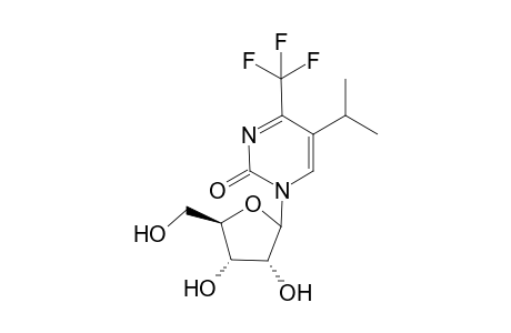 5-Isopropyl-1-(.beta.,D-ribofuranosyl)-4-(trifluoromethyl)-1H-pyrimidin-2-one