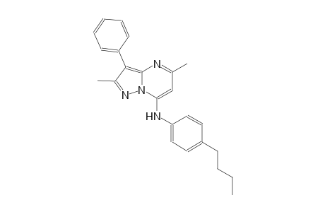 N-(4-butylphenyl)-2,5-dimethyl-3-phenylpyrazolo[1,5-a]pyrimidin-7-amine