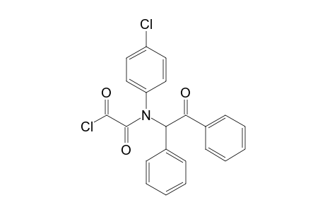 2-(4-chloro-N-(2-oxo-1,2-diphenyl-ethyl)anilino)-2-oxo-acetyl chloride