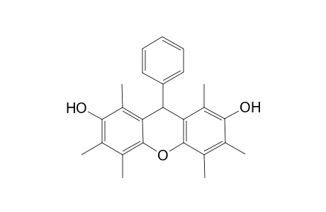 1,3,4,5,6,8-hexamethyl-9-phenyl-9H-xanthene-2,7-diol