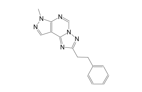 7-methyl-2-(2-phenylethyl)-7H-pyrazolo[4,3-e][1,2,4]triazolo[1,5-c]pyrimidine