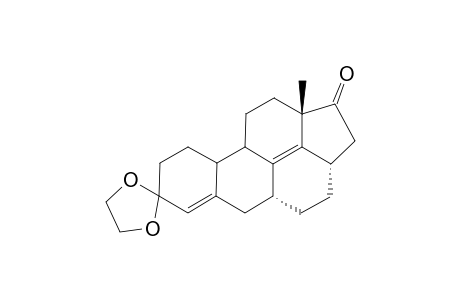 5',6',8.beta.,15.beta.-Tetrahydrobenzo[7,8,14,15]estren-3,17-dione cyclic 3-(1,2-ethanediyl acetal)