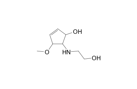 4-[N-(2-Hydroxyethyl)amono]-3-hydroxy-5-methoxycyclopentene
