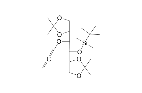 1,2:5,6-di-Isopropylidene-4-o-(prop-1,2-dienyl)-3-o-(tert-butyldimethylsilyl)-D-mannofuranose