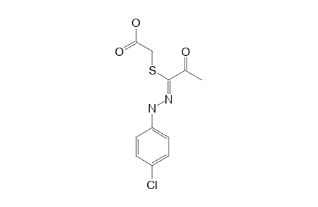 4-(4-CHLOROPHENYLHYDRAZONO)-5-OXO-3-THIAHEXANOIC-ACID