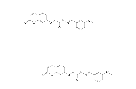 N'-(3-METHOXYBENZYLIDENE)-2-[(4-METHYL-2-OXO-2H-CHROMEN-7-YL)-OXY]-ACETOHYDRAZIDE