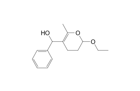2-Ethoxy-5-(1-hydroxy-phenylmethyl)-6-methyl-3,4-dihydro-2H-pyran