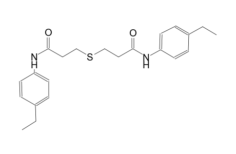 3-{[3-(4-ethylanilino)-3-oxopropyl]sulfanyl}-N-(4-ethylphenyl)propanamide
