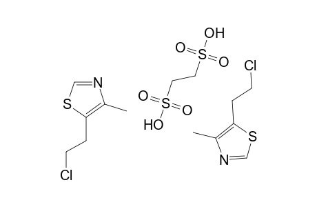 1,2-Ethanedisulfonic acid, compd. with 5-(2-chloroethyl)-4-methylthiazole (1:2)