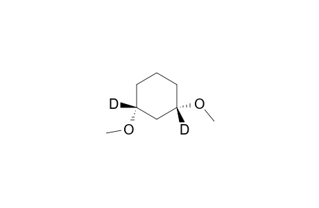 Cyclohexane-1,3-D2, 1,3-dimethoxy-, cis-