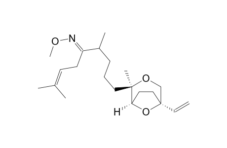 2-Nonen-5-one, 9-(5-ethenyl-2-methyl-3,8-dioxabicyclo[3.2.1]oct-2-yl)-2,6-dimethyl-, O-methyloxime, [1R-[1.alpha.,2.beta.(R*),5.alpha.]]-
