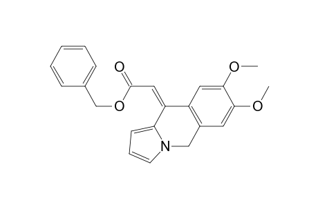 (Z)-Benzyl 2-(7,8-dimethoxypyrrolo[1,2-b]isoquinolin-10-ylidene)acetate