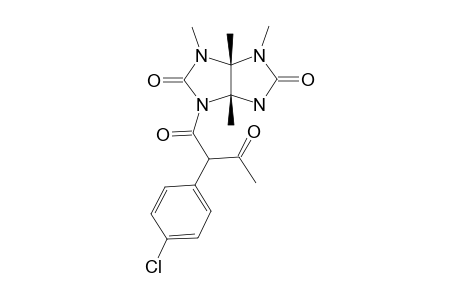 N1-[2'-(4''-CHLORO)-PHENYL-3'-OXO-BUTANOYL]-3,4,7,8-TETRAMETHYLGLYCOLURIL
