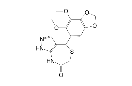 1H-pyrazolo[3,4-e][1,4]thiazepin-7(6H)-one, 4-(6,7-dimethoxy-1,3-benzodioxol-5-yl)-4,8-dihydro-