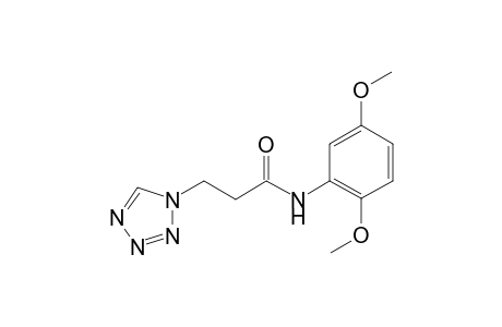 1H-1,2,3,4-Tetrazole-1-propanamide, N-(2,5-dimethoxyphenyl)-