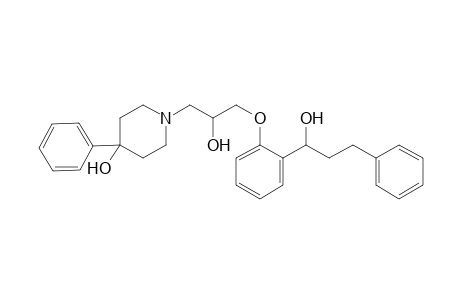 1-Piperidineethanol, 4-hydroxy-alpha-[[2-(1-hydroxy-3-phenylpropyl)phenoxy]methyl]-4-phenyl-