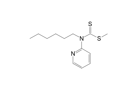 Methyl N-hexyl-N-(2-pyridyl)dithiocarbamate