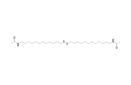 N,N'-(Dithio-didodecane-12,1-diyl)-bis(acetamide)