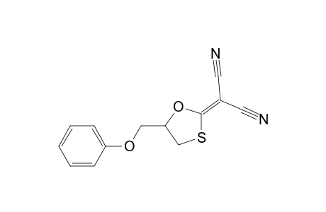 2-[5-(Phenoxymethyl)-1,3-oxathiolan-2-ylidene]propanedinitrile