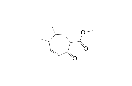 3-Cycloheptene-1-carboxylic acid, 5,6-dimethyl-2-oxo-, methyl ester