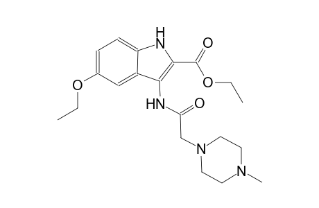 ethyl 5-ethoxy-3-{[(4-methyl-1-piperazinyl)acetyl]amino}-1H-indole-2-carboxylate