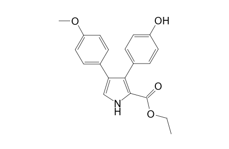 Ethyl 3-(4-Hydroxyphenyl)-4-(4-methoxyphenyl)-1H-pyrrole-2-carboxylate
