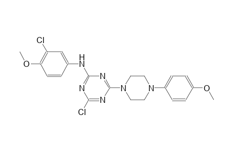 1,3,5-triazin-2-amine, 4-chloro-N-(3-chloro-4-methoxyphenyl)-6-[4-(4-methoxyphenyl)-1-piperazinyl]-