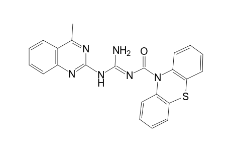 (NE)-N-[amino-[(4-methyl-2-quinazolinyl)amino]methylidene]-10-phenothiazinecarboxamide